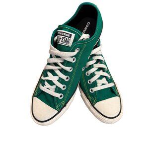 Custom Converse Chuck Taylor All Star “Verde” Low Tops – Size 7 Men / 9 Women